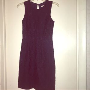 J.Crew form fitting lace dress